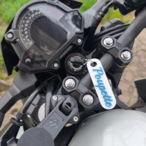 Porte-clé plastique souple Poupette