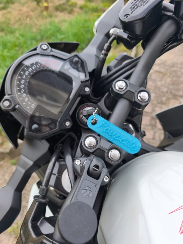 Porte-clé plastique souple Poupette