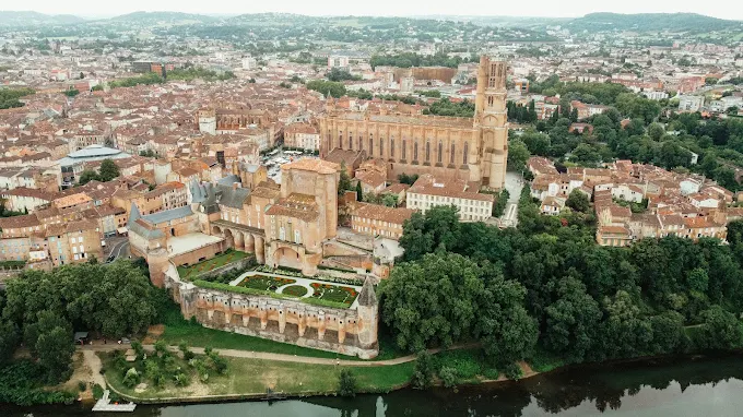 Vue du ciel Albi